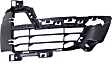 Front, Passenger Side, Outer Bumper Grille, Textured Black