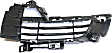 Front, Driver Side, Outer Bumper Grille, Textured Black