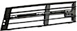 Front, Driver Side Bumper Grille, Textured Black, Base Model