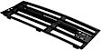 Front, Driver Side Bumper Grille, Textured Black, Base Model