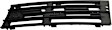 Front, Driver Side Bumper Grille, Textured Black, Base Model