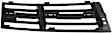 Front, Driver Side Bumper Grille, Textured Black, Base Model