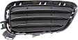 Front, Passenger Side, Outer Bumper Grille, Black