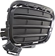 Front, Passenger Side, Outer Bumper Grille, Black