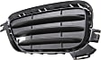 Front, Driver Side, Outer Bumper Grille, Black