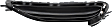 Front, Driver Side, Outer Bumper Grille, Black