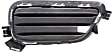 Front, Driver Side, Outer Bumper Grille, Black