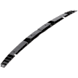 Front, Center Bumper Trim, Black