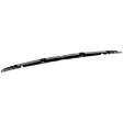Front, Center Bumper Trim, Black