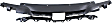 Front, Lower Bumper Grille, Black, Base Model