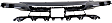 Front, Lower Bumper Grille, Black, Base Model
