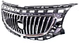 2011-2013 Buick Regal - Grille Assembly, Chrome Shell with Painted Black Insert