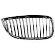 Passenger Side Grille Assembly, Chrome Shell w/ Black Insert, Grille