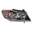Passenger Side Headlight, with Bulb, Halogen, Sedan/Wagon, E90/E91 Body, CAPA Certified
