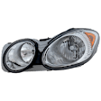 Driver Side Headlight, with Bulb, Halogen, Clear Lens, CAPA Certified