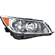 Passenger Side Headlight, with Bulb, Halogen, with Turn Signal Light, with Wiring Harness, For Models without HID Option, CAPA CERTIFIED