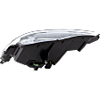 Passenger Side Headlight, with Bulb, Halogen, with Turn Signal Light, with Wiring Harness, For Models without HID Option, CAPA CERTIFIED