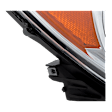 Passenger Side Headlight, with Bulb, Halogen, with Turn Signal Light, with Wiring Harness, For Models without HID Option, CAPA CERTIFIED
