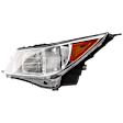 Driver Side Headlight, with Bulb, Halogen, with Turn Signal Light, with Wiring Harness, For Models without HID Option