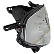 Passenger Side Headlight, with Bulb, Halogen, Models without Auto Adjust, CAPA Certified