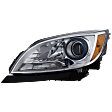 Driver Side Halogen Headlight, With bulb(s), OE Replacement