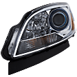 Driver Side Halogen Headlight, With bulb(s), OE Replacement