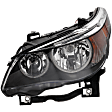 2006 BMW 530i - Driver Side Halogen Headlight, With bulb(s),  For Models Without Auto Adjust , OE Replacement, Sedan