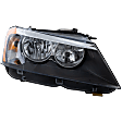 Passenger Side Headlight, with Bulb, Halogen, Clear Lens, CAPA Certified