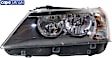 Driver Side Headlight, with Bulb, Halogen, Clear Lens, CAPA Certified