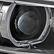 Passenger Side Headlight, without Bulb, HID/Xenon, Clear Lens, Base Model