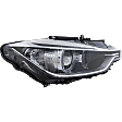 Passenger Side Headlight, without Bulb, HID/Xenon, Clear Lens, Base Model