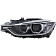 2013-2015 BMW 328i xDrive - Driver Side Headlight, without Bulb, HID/Xenon, Clear Lens, Base Model
