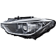 2013-2015 BMW 328i xDrive - Driver Side Headlight, without Bulb, HID/Xenon, Clear Lens, Base Model