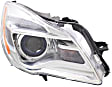 Passenger Side Headlight, with Bulb, Halogen, Clear Lens