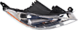 Passenger Side Headlight, with Bulb, Halogen, Clear Lens