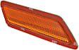 2012 BMW 320i - Front, Passenger Side Bumper Reflector, Sedan