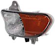 Front, Driver Side Turn Signal Light, With bulb(s), CAPA Certified