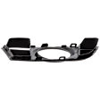 Front, Driver Side Fog Light Trim, Textured Black, Side Bumper Grille, Base Model, with  M Package