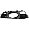 Front, Driver Side Fog Light Trim, Textured Black, Side Bumper Grille, Base Model, with  M Package