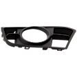 Front, Driver Side Fog Light Trim, Textured Black, Side Bumper Grille, Base Model, with  M Package