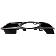 Front, Driver Side Fog Light Trim, Textured Black, Side Bumper Grille, Base Model, with  M Package