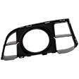 Front, Driver Side Fog Light Trim, Textured Black, Side Bumper Grille, Base Model, with  M Package