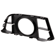 Front, Driver Side Fog Light Trim, Textured Black, Side Bumper Grille, Base Model, with  M Package