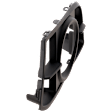 Front, Driver Side Fog Light Trim, Textured Black, Side Bumper Grille, Base Model, with  M Package