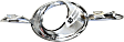 Front, Driver Side Fog Light Trim, Chrome Insert, Ring Bezel