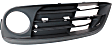 Front, Driver Side Fog Light Trim, Primed, Side Bumper Grille, Base Model, For Standard Models Without M Package