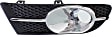 Front, Passenger Side Fog Light Trim, Chrome
