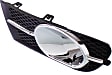 Front, Passenger Side Fog Light Trim, Chrome