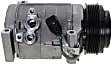 A/C Compressor, With Clutch, 3.6L, 6Cyl