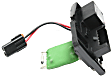 Blower Motor Resistor, Except Climate Control